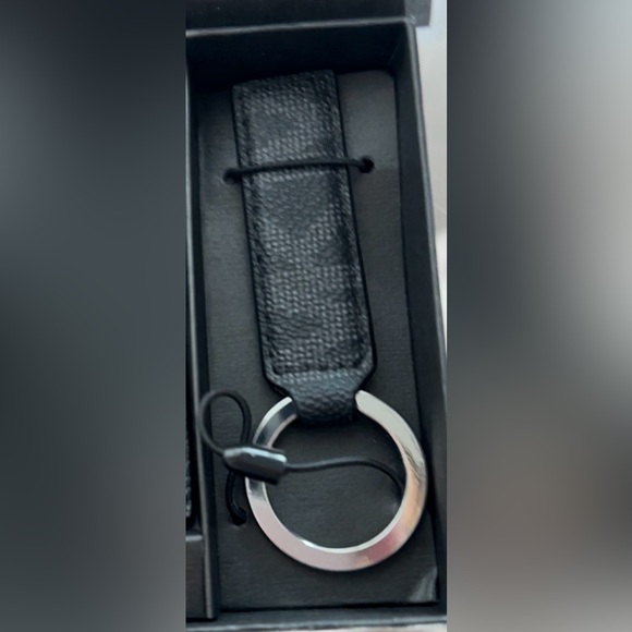Brand New NWT MK Black Monogram Cardholder Keychain Strap Gift Set - Picture 4 of 10